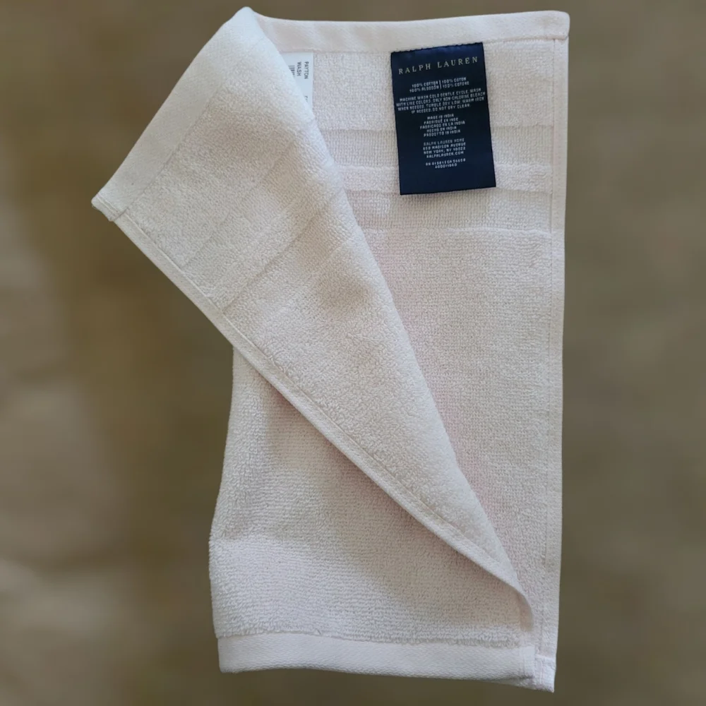 New! Ralph Lauren Soft Pink Wash Cloth